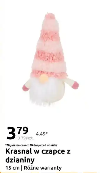 Action Krasnal w czapce z dzianiny oferta
