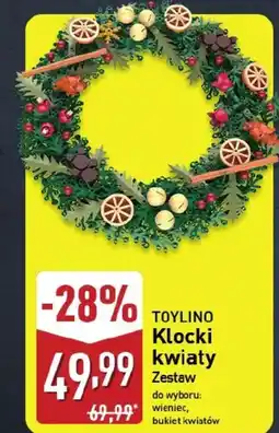 ALDI TOYLINO Klocki kwiaty oferta