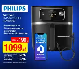 RTV EURO AGD PHILIPS Air fryer OVI Smart 2.0 XXL HD9880/90 oferta