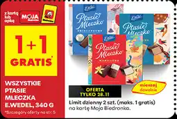 Biedronka Wszystkie Ptasie Mleczka E.Wedel, 340 g oferta