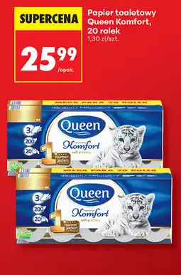 Biedronka Papier toaletowy Queen Komfort oferta