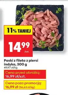 Biedronka Paski z fileta z piersi indyka, 300 g oferta
