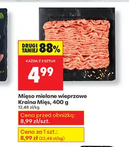 Biedronka Mięso mielone wieprzowe Kraina Mięs, 400 g oferta
