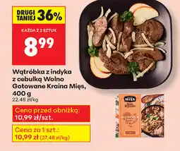 Biedronka Wątróbka z indyka z cebulką Wolno Gotowana Kraina Mięs, 400 g oferta