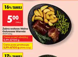 Biedronka Żebro wołowe Wolno Gotowane Warmia oferta