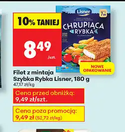 Biedronka Filet z mintaja Szybka Rybka, 180 g oferta