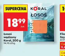 Biedronka Łosoś wędzony Koral, 200 g oferta