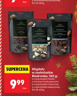 Biedronka Migdały w czekoladzie Biedronka oferta