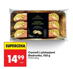 Biedronka Cannoli z pistacjami Biedronka oferta