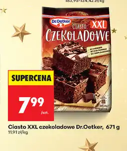 Biedronka Ciasto XXL czekoladowe Dr. Oetker oferta