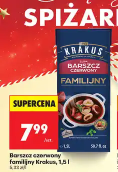 Biedronka Barszcz czerwony familijny Krakus oferta