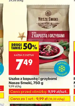 Biedronka Uszka z kapustą i grzybami Nasze Smaki oferta