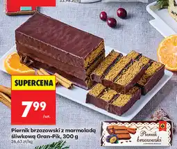 Biedronka Piernik brzozowski z marmoladą śliwkową Gran-Pik oferta
