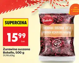 Biedronka Żurawina suszona Bakallo oferta