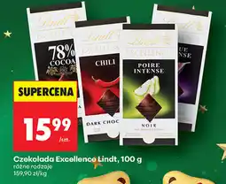 Biedronka Czekolada Excellence Lindt oferta