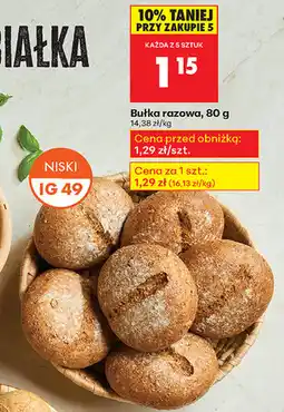 Biedronka Bułka razowa oferta