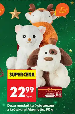 Biedronka Duża maskotka świąteczna z krówkami Magnetic oferta