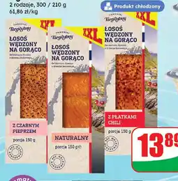 Dino Łosoś wędzony na gorąco naturalny Targ Rybny oferta