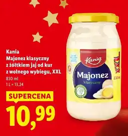 Lidl Majonez klasyczny z żółtkiem jaj od kur z wolnego wybiegu, XXL Kania oferta