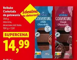 Lidl Czekolada do gotowania mleczna Belbake oferta