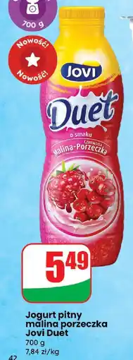 Dino Jogurt pitny malina porzeczka Duet Jovi oferta