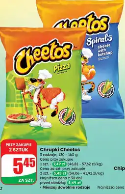 Dino Chrupki Spiral's Cheese with Ketchup Cheetos oferta