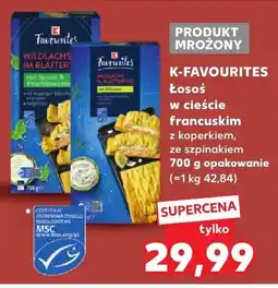 Kaufland Łosoś w cieście francuskim ze szpinakiem 700 g K-Favourites oferta