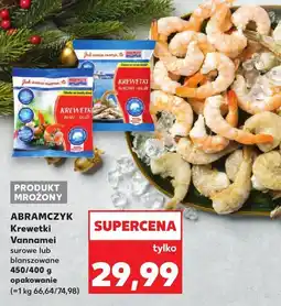 Kaufland Krewetki Vannamei surowe Abramczyk oferta