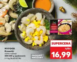 Kaufland Krewetki, różne rodzaje Myfood oferta