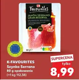 Kaufland Szynka Serrano K-Favourites oferta