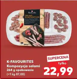Kaufland Kompozycja salami K-Favourites oferta
