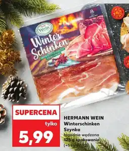 Kaufland Szynka Winterschinken łagodnie wędzona Hermann Wein oferta