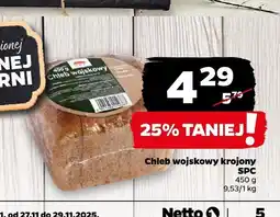 Netto Chleb wojskowy krojony SPC Netto oferta