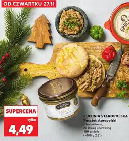 Kaufland Pasztet staropolski z borowikami Kuchnia Staropolska oferta