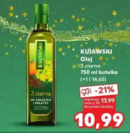 Kaufland Olej 3-ziarna rzepakowa i sałatka Kujawski oferta