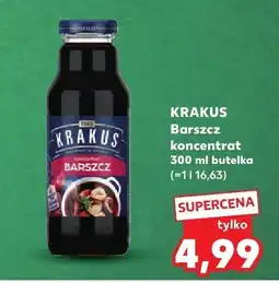 Kaufland Barszcz koncentrat Krakus oferta