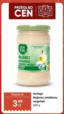 Biedronka Majonez sałatkowy wegański GoVege oferta