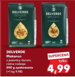 Kaufland Makaron z pszenicy durum, różne rodzaje Delverde oferta