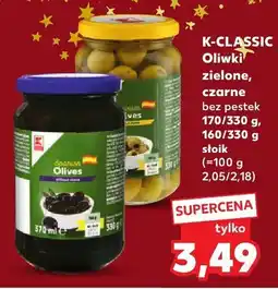 Kaufland Oliwki zielone bez pestek K-Classic oferta