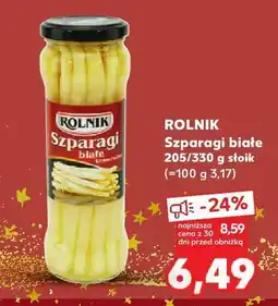 Kaufland Szparagi białe Rolnik oferta