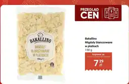 Biedronka Migdały blanszowane w płatkach Bakallino oferta