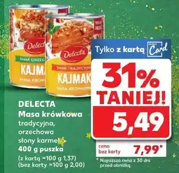Kaufland Masa krówkowa tradycyjna Delecta oferta