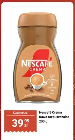 Biedronka Kawa rozpuszczalna Nescafé Crema oferta