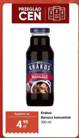 Biedronka Barszcz koncentrat Krakus oferta