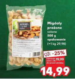 Kaufland Migdały prażone solone 500 g Kaufland oferta