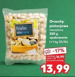 Kaufland Pistacje niesolone 250 g Kaufland oferta