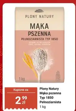 Biedronka Mąka pszenna typ 1850 pełnoziarnista Plony Natury oferta