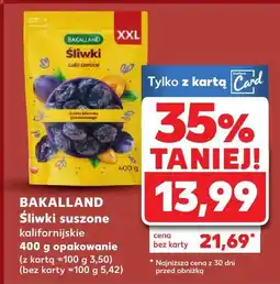 Kaufland Śliwki suszone kalifornijskie Bakalland oferta