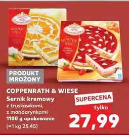 Kaufland Sernik kremowy z truskawkami Coppenrath & Wiese oferta