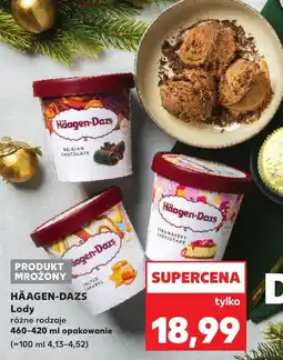 Kaufland Lody, różne rodzaje Haagen Dazs oferta